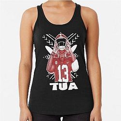 Tua Tagovailoa College Football Racerback Tank Top