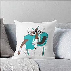 Tua Tagovailoa DeVante Parker Throw Pillow