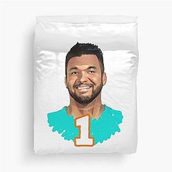 Miami Dolphins Tua Tagovailoa Classic Duvet Cover