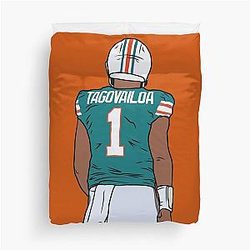 Tua Tagovailoa Back to Duvet Cover