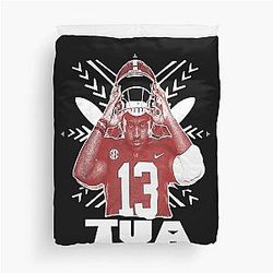 Tua Tagovailoa College Football Duvet Cover