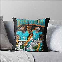 Tua Tagovailoa Miami College Throw Pillow