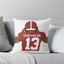 Tua Tagovailoa Throw Pillow