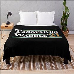 Tua Tagovailoa Dolphins Throw Blanket