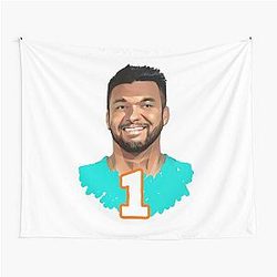 Miami Dolphins Tua Tagovailoa Tapestry
