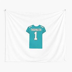 Tua Tagovailoa Jersey Tapestry