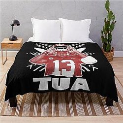 Tua Tagovailoa College Football Throw Blanket