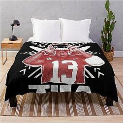 Tua Tagovailoa College Football Throw Blanket