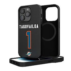 Keyscaper Tua Tagovailoa Miami Dolphins iPhone Magnetic Bump Case