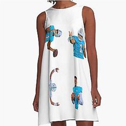 Tua Tagovailoa Sticker Pack A-Line Dress