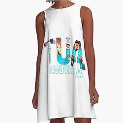 Tua Tagovailoa T-Shirt Sticker A-Line Dress