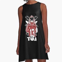 Tua Tagovailoa College Football Inspired A Line Dress