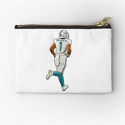 Tua Tagovailoa Jogs To The Field Zipper Pouch