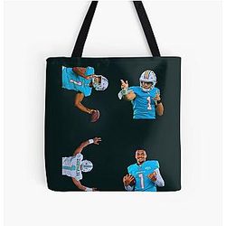 Tua Tagovailoa Sticker Pack All Over Print Tote Bag