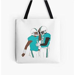 Tua Tagovailoa and DeVante Parker Tote Bag