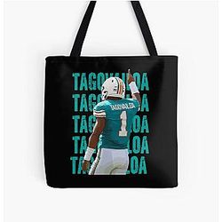 Tua Tagovailoa All Over Print Tote Bag
