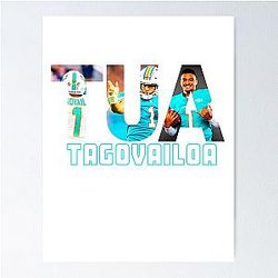 Tua Tagovailoa T Shirt Sticker Poster