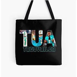 Tua Tagovailoa Classic All Over Print Tote Bag