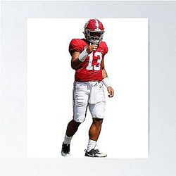 Tua Tagovailoa Alabama Poster