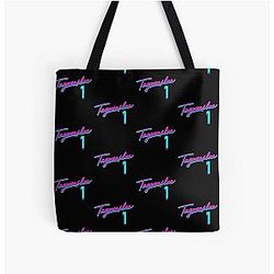 Miam Team Fans Tua Tagovailoa Vice City All Over Print Tote Bag
