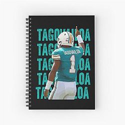 Tua Tagovailoa Tua Time Spiral Notebook