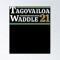 Tua Tagovailoa Dolphins Poster