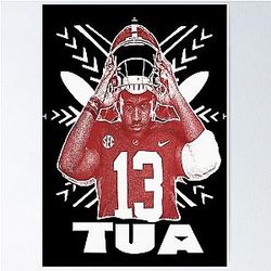 Tua Tagovailoa College Football Poster