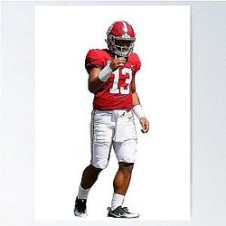 Tua Tagovailoa Alabama Poster