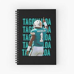 Tua Tagovailoa Spiral Notebook