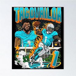 Tua Tagovailoa Miami University Poster