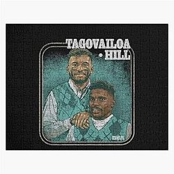 Tua Tagovailoa and Tyreek Hill Step Brothers Jigsaw Puzzle