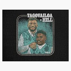 Tua Tagovailoa and Tyreek Hill Miami Step Brothers Jigsaw Puzzle