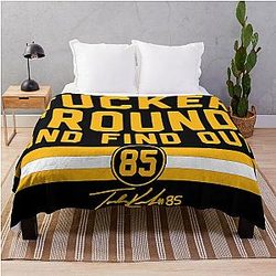 Packers Land  And  Around Find Out Throw Blanket