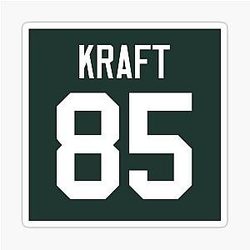 Tucker Kraft Packers Sticker