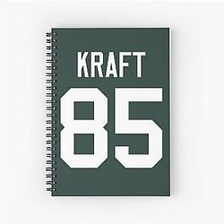 Tucker Kraft 85 Packers Spiral Notebook