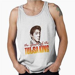Tulsa King series fan works graphic design by ironpalette tank top