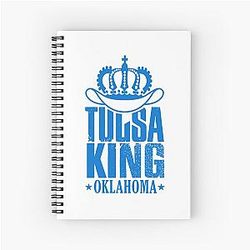 Oklahoma Blue Tulsa King Spiral Notebook