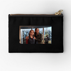 Turner and Hooch's detective works with a dog named Hooch Turner And Hooch Zipper Pouches