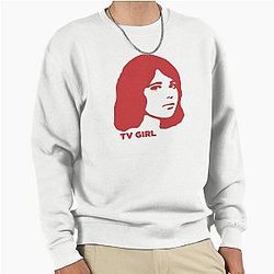 TV Girl Red Dream Girl Logo Pullover Sweatshirt