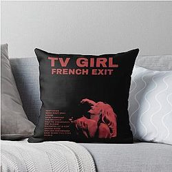 TV Girl French Exit Music Throw Pillow