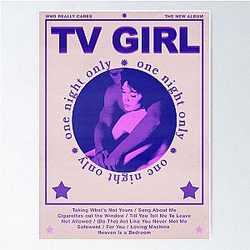 TV Girl Who Cares Poster