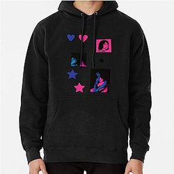 TV Girl Sticker Sheet Pullover Hoodie