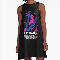 TV Girl A-Line Dress