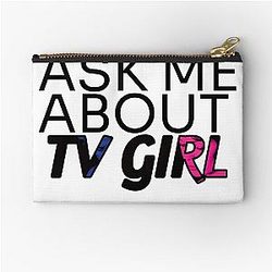 Ask Me About TV Girls Zipper Pouch