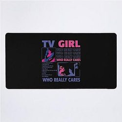 TV Girl Who Cares Album Desk Mat