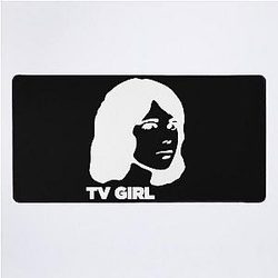 TV Girl Desk Mat