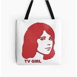 TV Girl Red Dream Girl Logo All Over Print Tote Bag