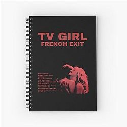 Tv Girl French Exit Music Spiral Notebook