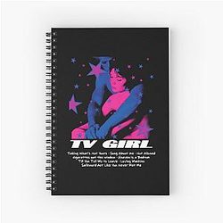 Tv Girl Spiral Notebook