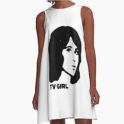 TV Girl Galaxy Dream Girl A-Line Dress